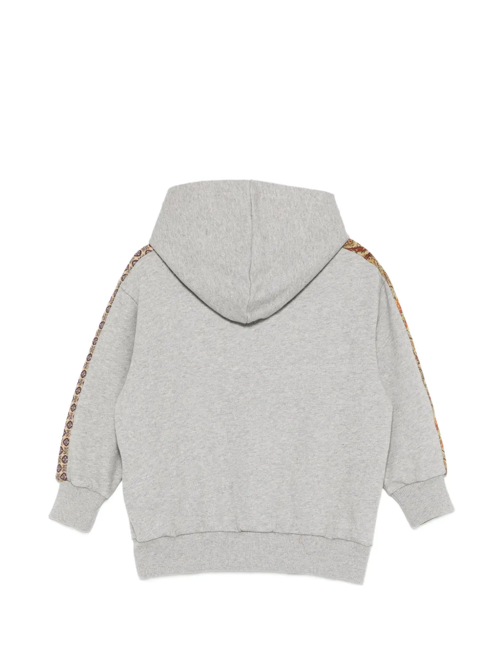 Худи с логотипом и узором "пейсли" Etro Kids, серый — фото 2