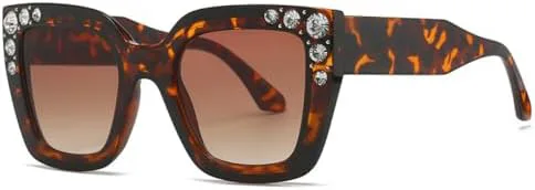 

Модные квадратные солнцезащитные очки с бриллиантами для женщин, винтажные, с кристаллами, в стиле панк, со стразами, качественные солнцезащитные очки MTZJH, C4