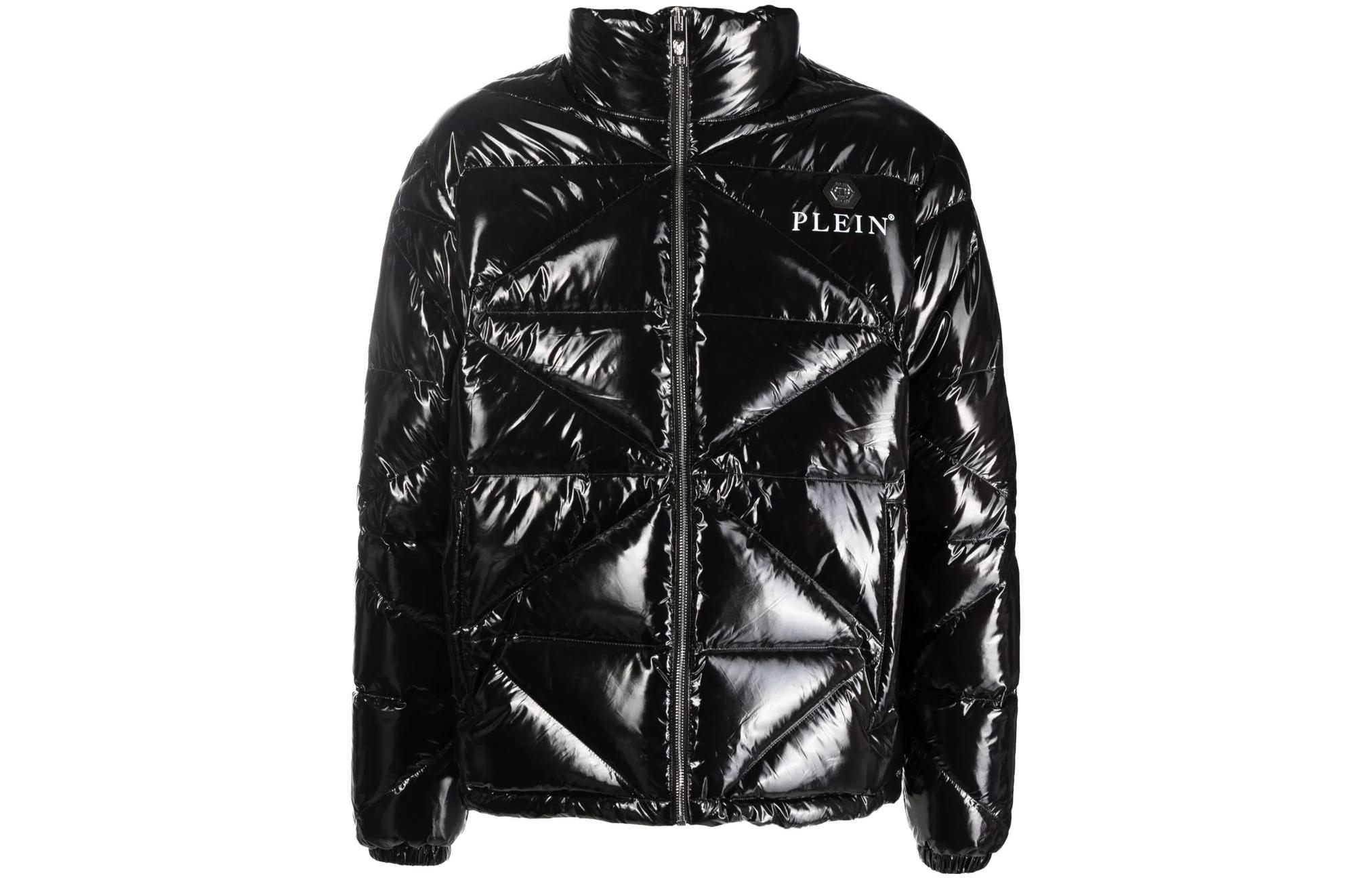 

PHILIPP PLEIN Утепленная куртка с глянцевым покрытием, Black