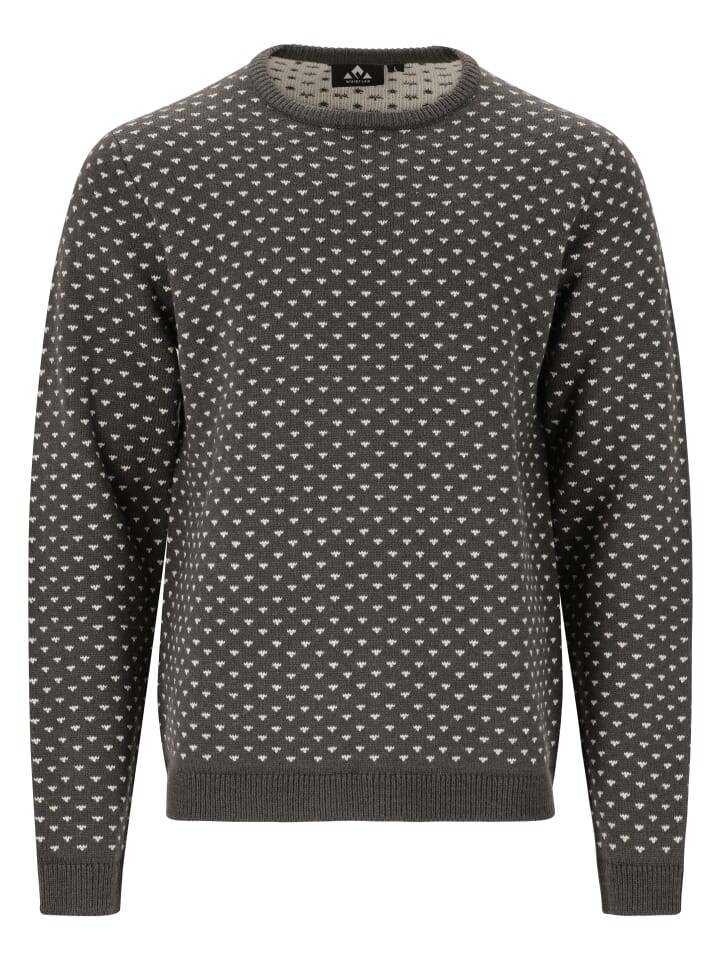 

Пуловер Whistler Strickpullover Borge, цвет 1011 Dark Grey Melange