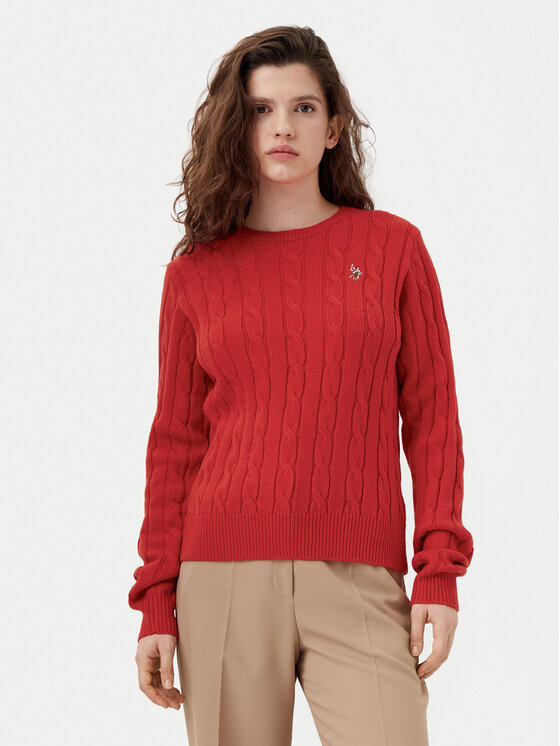

Свитер обычного кроя WUP1217 U.S. Polo Assn., оранжевый