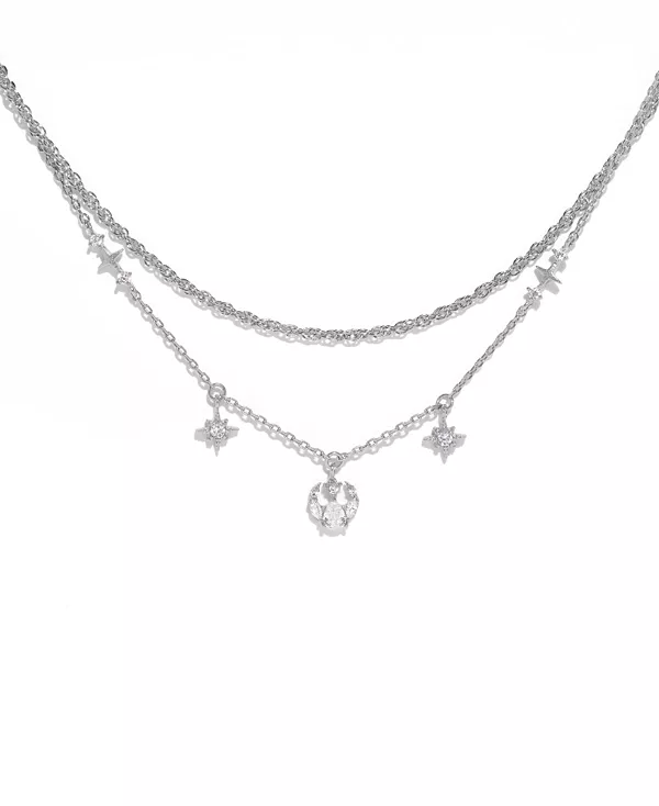 

Кристаллическое двухрядное ожерелье из Звездных войн Альянса повстанцев Girls Crew, silver