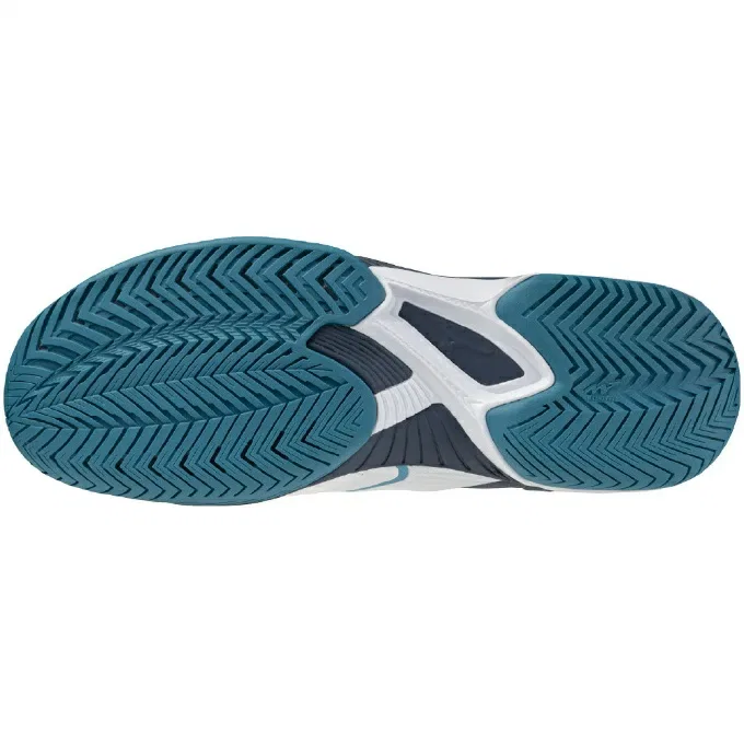 Теннисные кроссовки «Wave Exceed 6 Wide AC» от Mizuno, Wh/Nv — фото 2