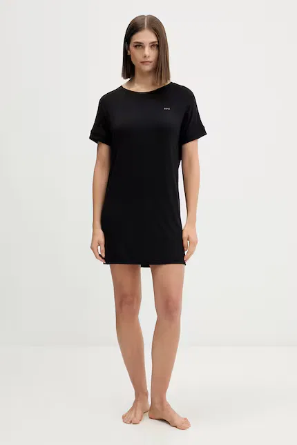 Ночная сорочка из вискозы ESSENCE_Sleepshirt BOSS, черный — фото 2