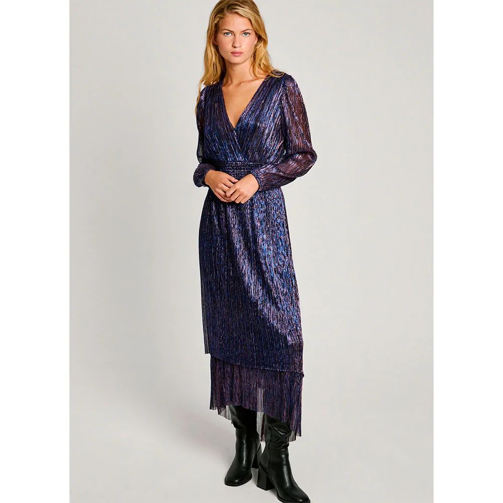 

Платье Pepe Jeans Althea long sleeve long, синий