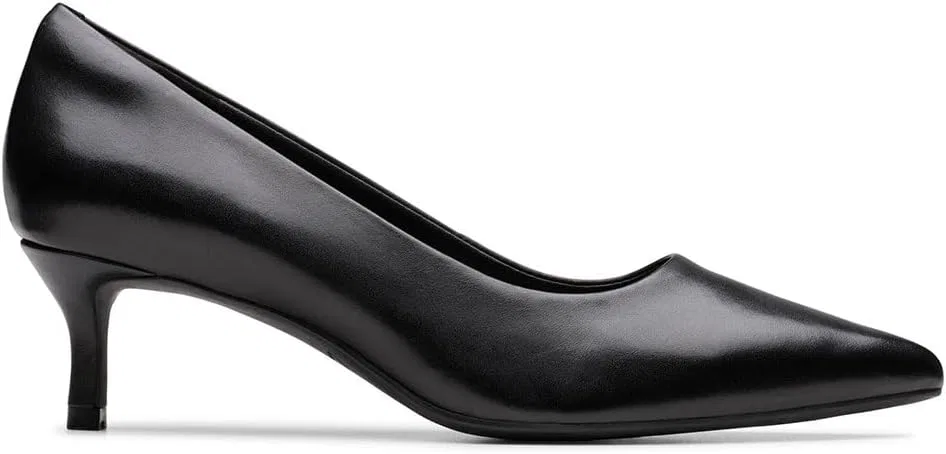 Унисекс туфли Clarks Originals Zarey Court Shoe, Black (Black Leather) — фото 4