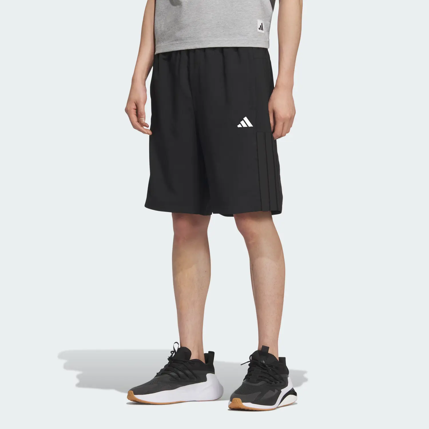 Основные товарыClimacool SS25 WOVEN повседневные шорты мужские Adidas, черно-белый — фото 4