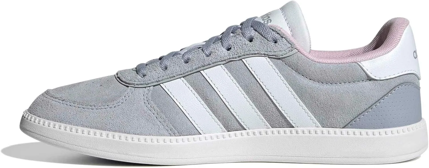 Унисекс кроссовки Adidas Breaknet Sleek, белый/серый/серебряный