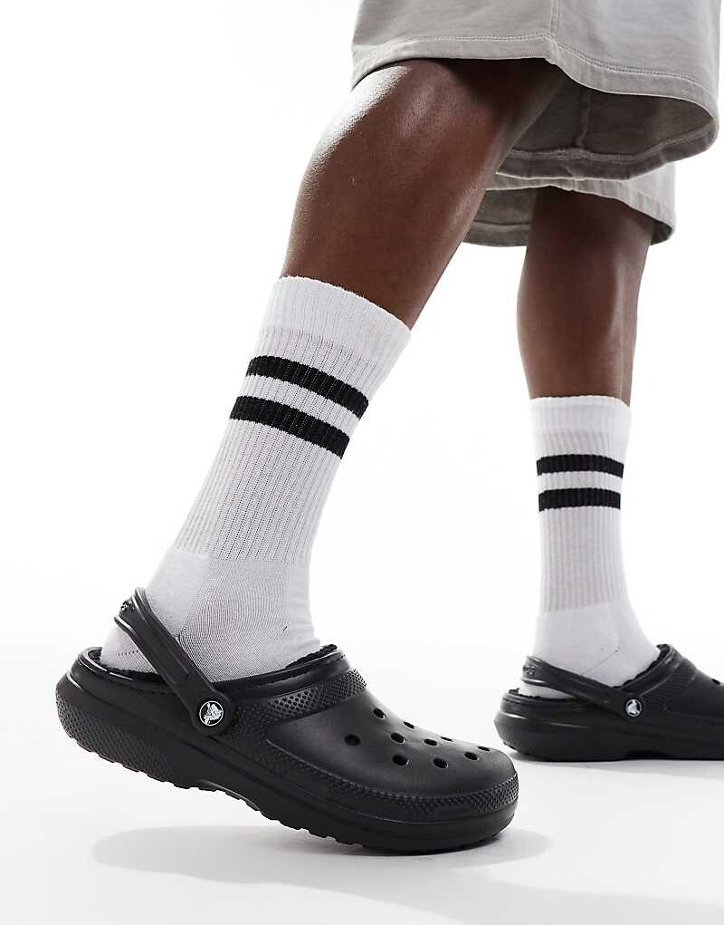 

Черные/черные сабо унисекс с классической подкладкой Crocs