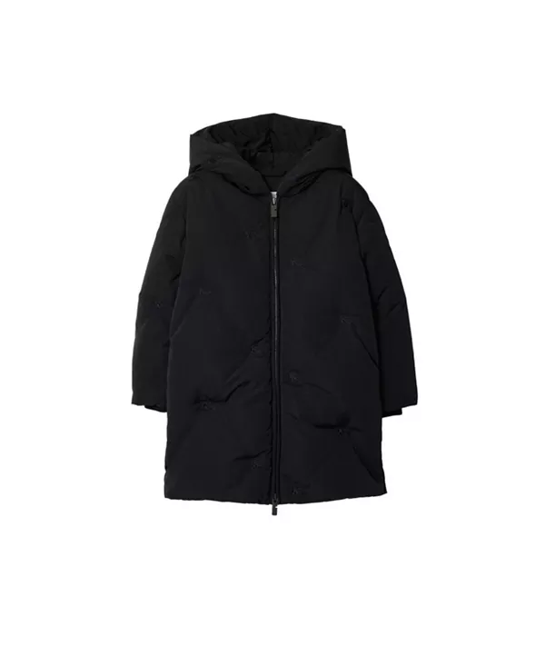 

Детское нейлоновое стеганое пальто ekd для девочек - для малышей и детей постарше Burberry, черный