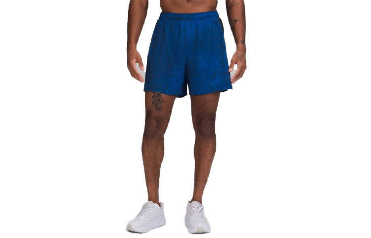 

Спортивные шорты Surge мужские Lululemon, Neon Yellow Camouflage/FLEC