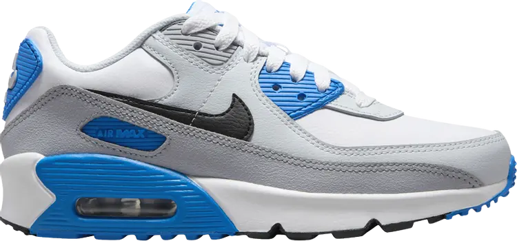 

Кроссовки Air Max 90 Leather GS 'Platinum Photo Blue', серый