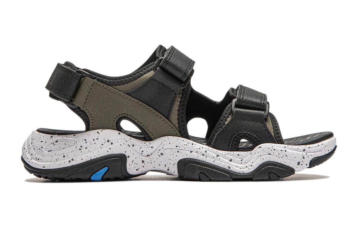 Детские сандалии Sports Life Collection GS, черный/зеленый Lining Young, черный/белый — фото 2