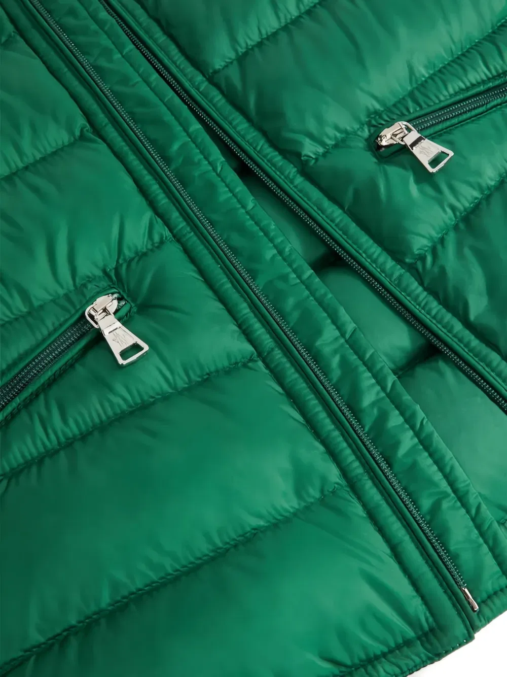 Стеганый жилет Moncler Grenoble Kids, зеленый — фото 4