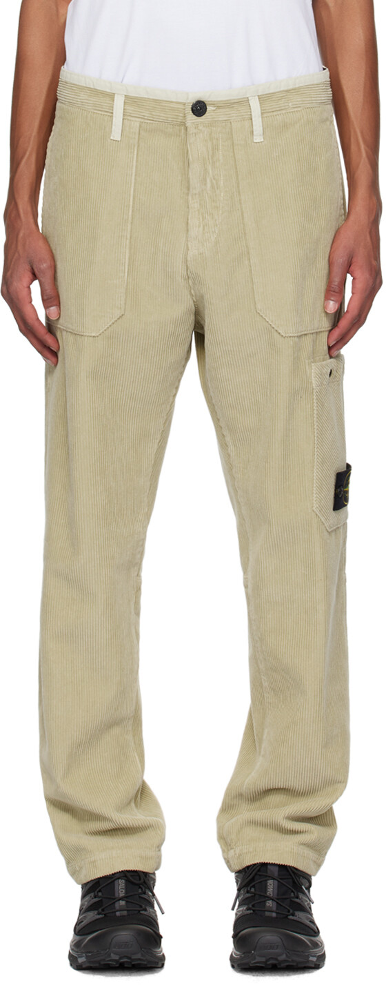 

Брюки бежевого вельвета 800 Stone Island