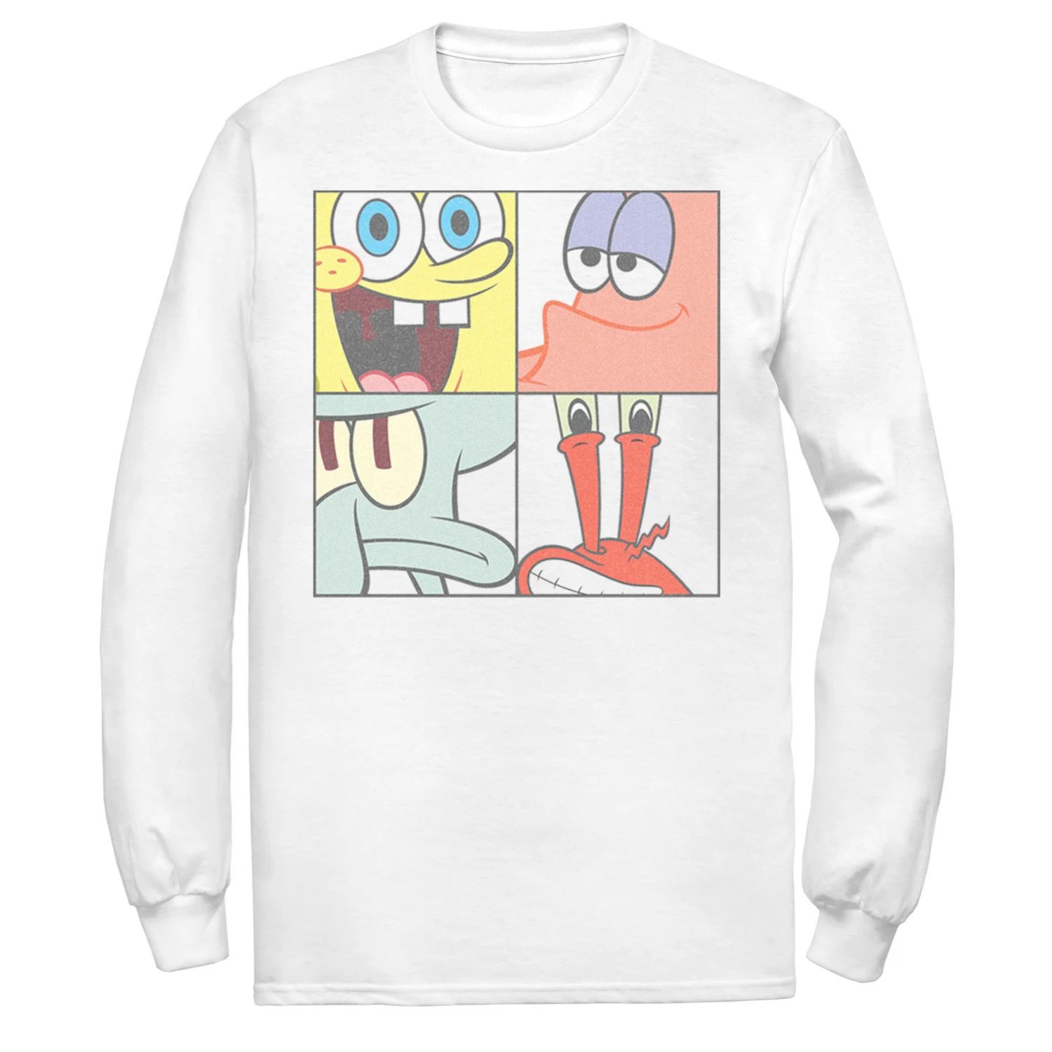 

Мужская футболка Spongebob 4 Square Close Up Licensed Character