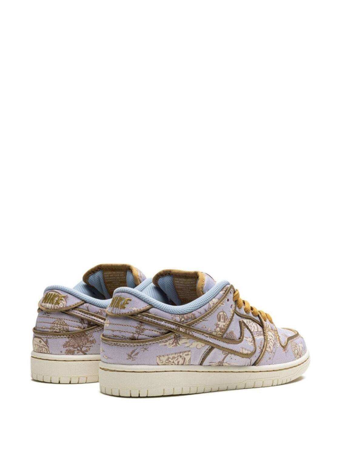Кроссовки с принтом SB Dunk Pastoral Nike, фиолетовый — фото 2