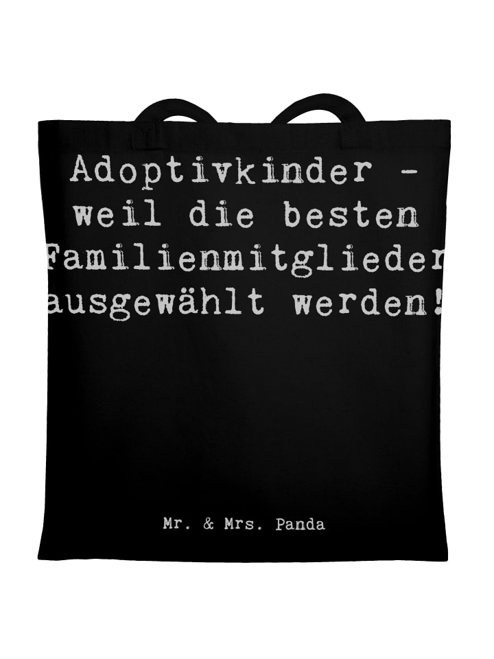 

Сумка для переноски Mr & Mrs Panda Adoptivkind Auswahl, черный