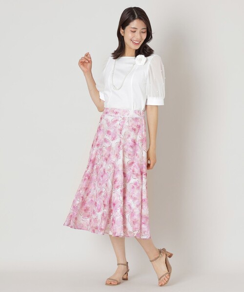 

Топ с рукавами, в горошек, с жемчужной отделкой TO BE CHIC, черный