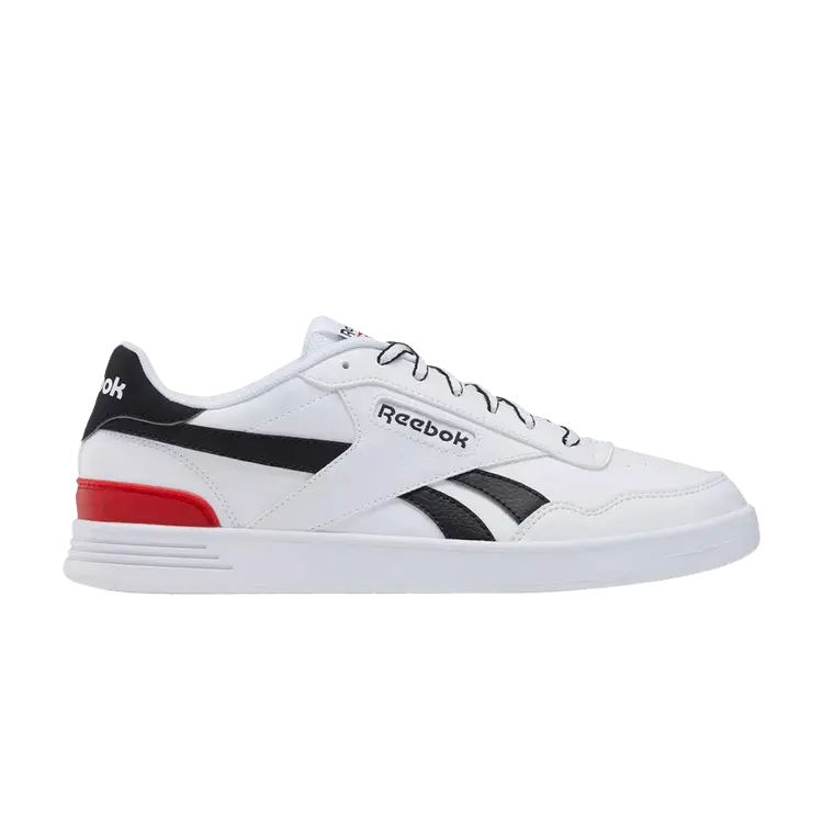 

Кроссовки Reebok Court Advance Clip 'White Black Vector Red', белый