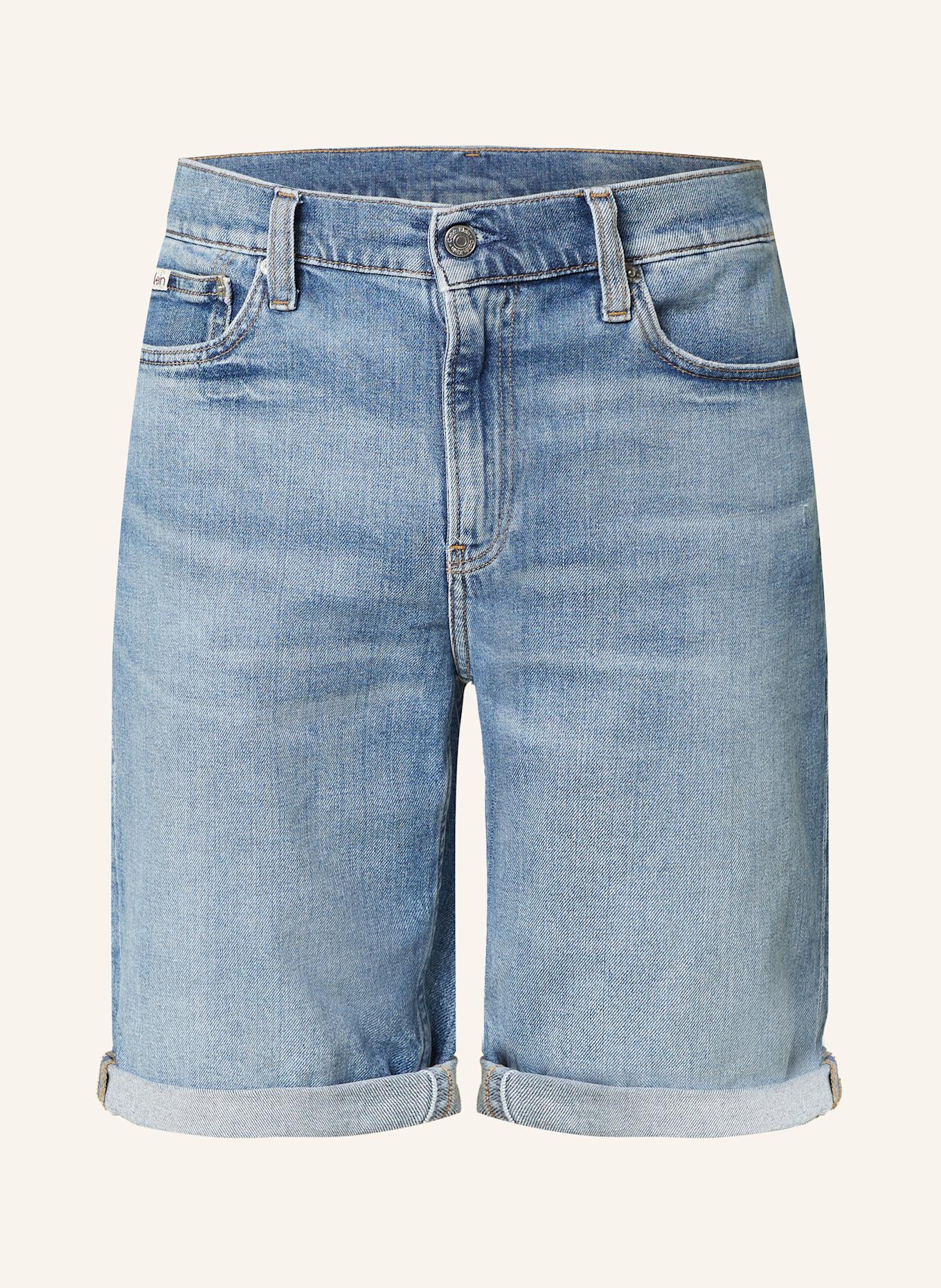 

Облегающие джинсовые шорты Calvin Klein Jeans, синий