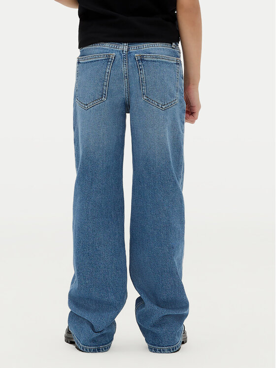 Джинсы wide leg IG0IG02985 D Calvin Klein Jeans, синий — фото 3
