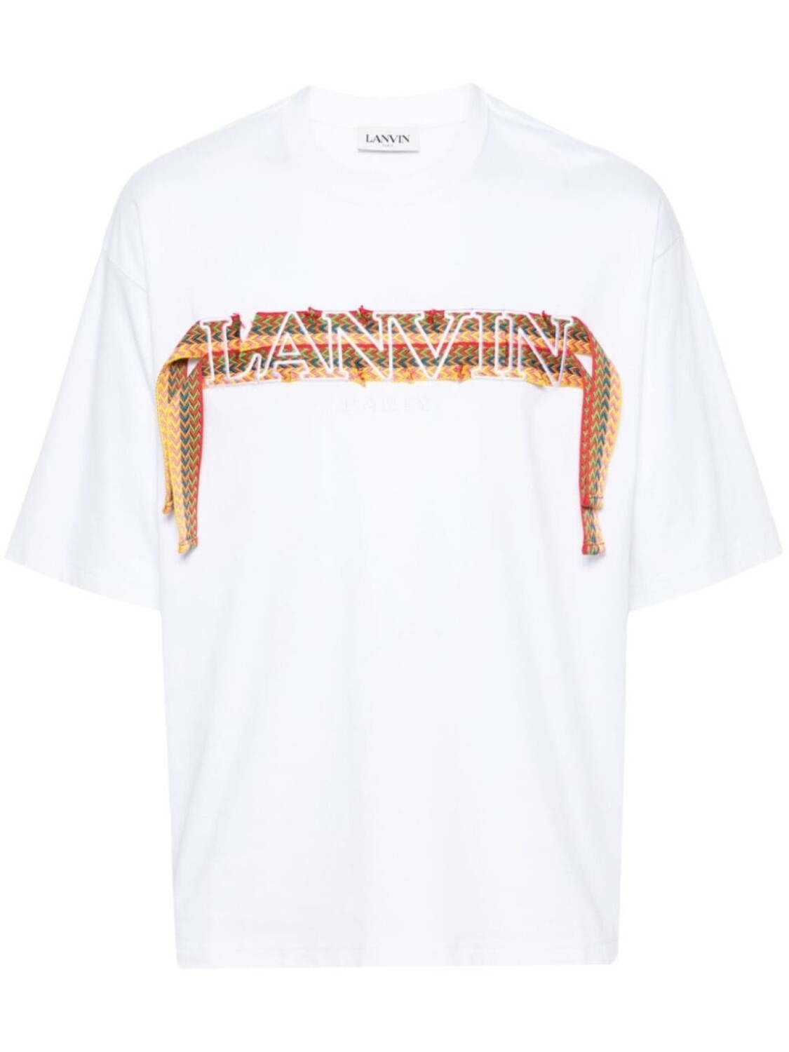 

Lanvin футболка Curb с вышивкой, белый