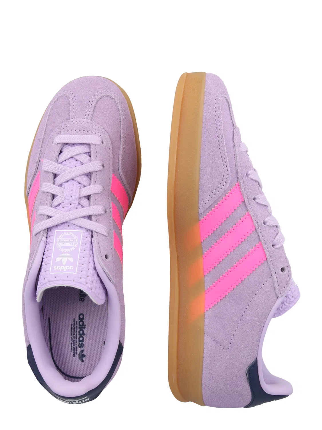 Кроссовки Adidas Originals GAZELLE лавандового цвета — фото 2