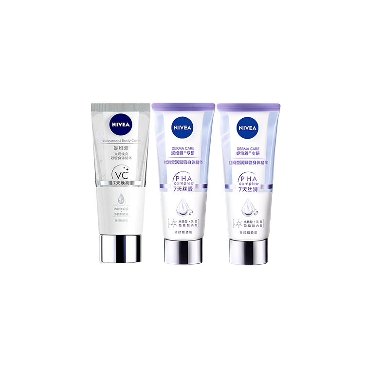 

Шелковистый и сияющий набор лосьон для тела ароматический эффект 200мл+200мл NIVEA