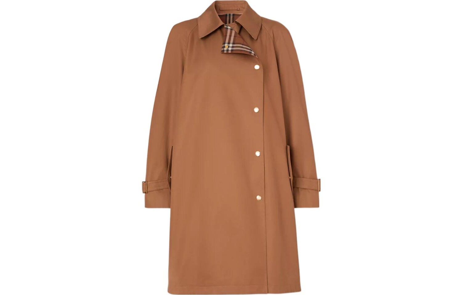 

Пальто женское Burberry с клетчатой подкладкой, бежевый