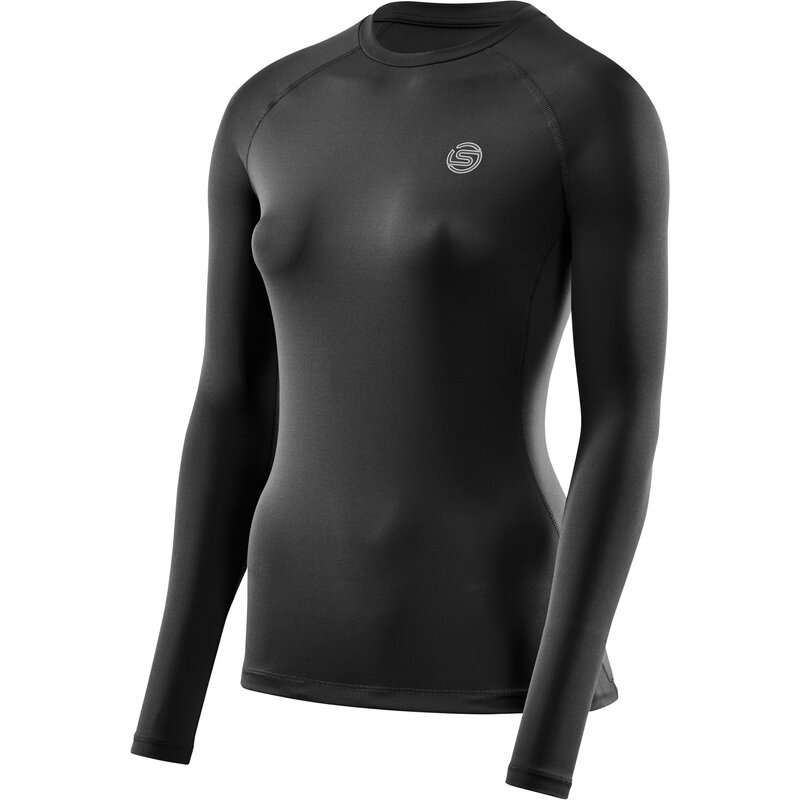 

Рубашка с длинным рукавом, 2 серии, топ, л/с Skins, черный