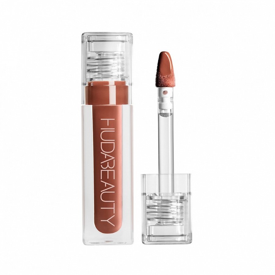 

Блеск для губ #fauxfilter extra shine lip gloss Huda Beauty, цвет foxy, 3.9 мл