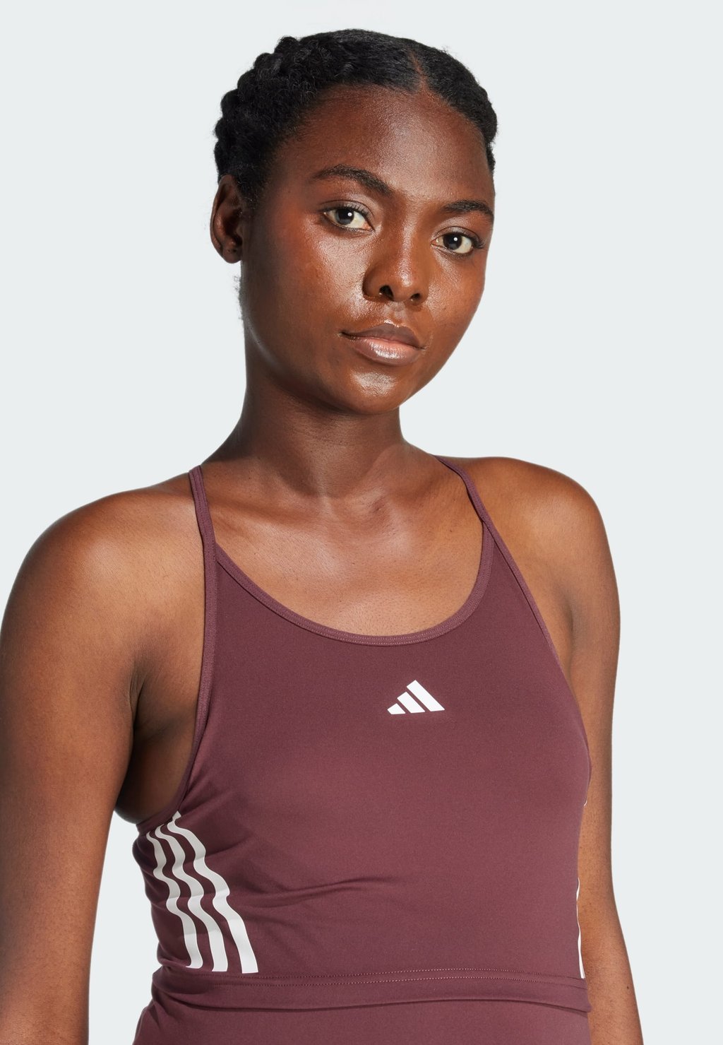 Топ MATERNITY adidas Performance, темно-красный — фото 2
