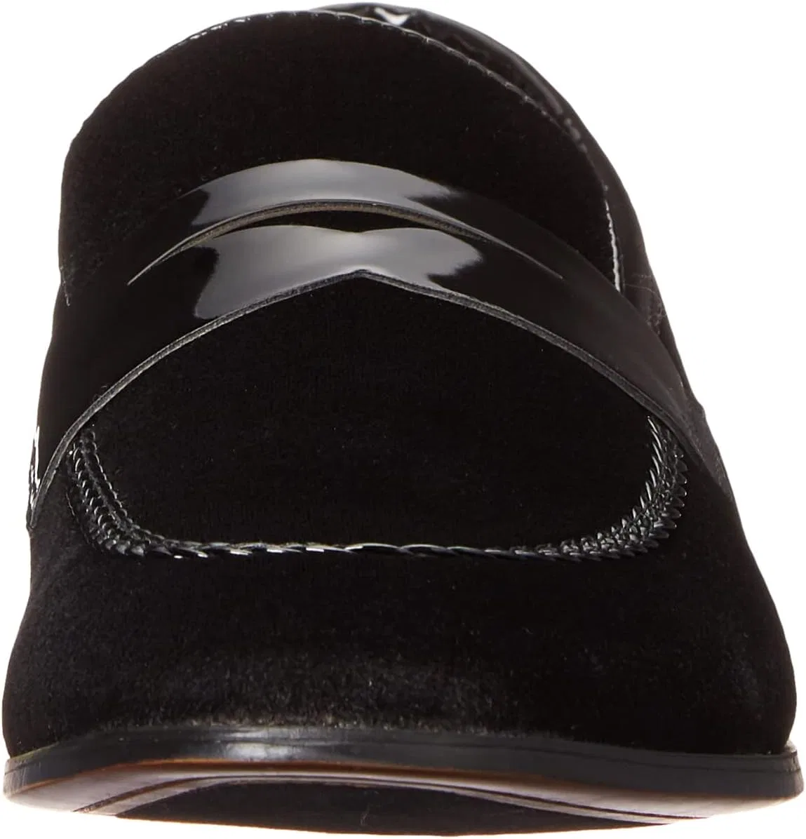 Мужские лоферы Steve Madden Crescent Penny, 2-Black Velvet — фото 2