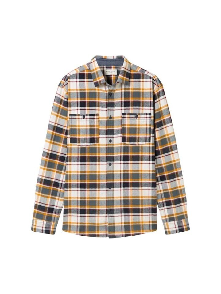 

Рубашка Tom Tailor Langarmhemd, цвет navy multi check