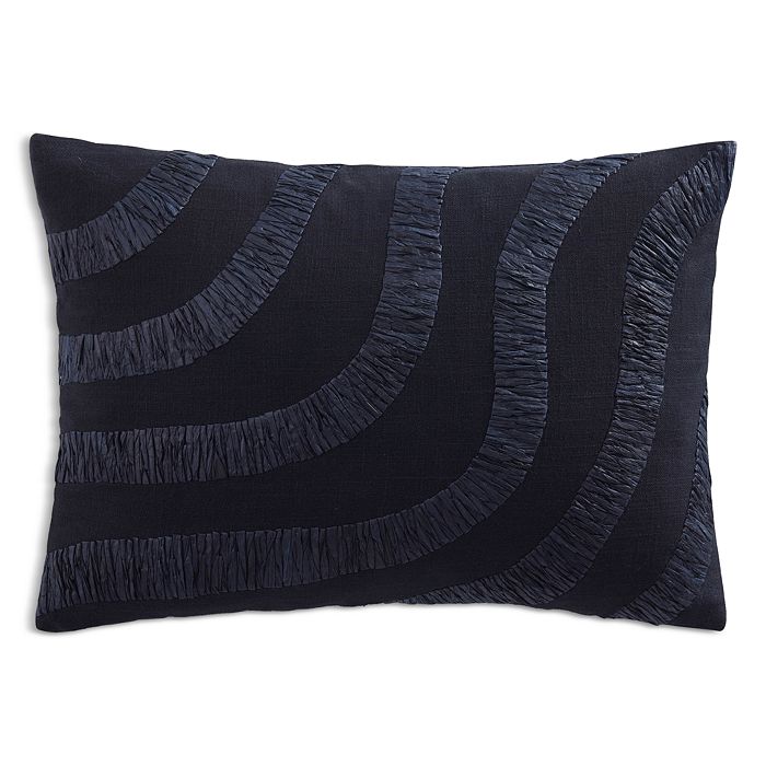 

Черная декоративная подушка Donna Karan Home Wave, 14 x 20 дюймов, черный