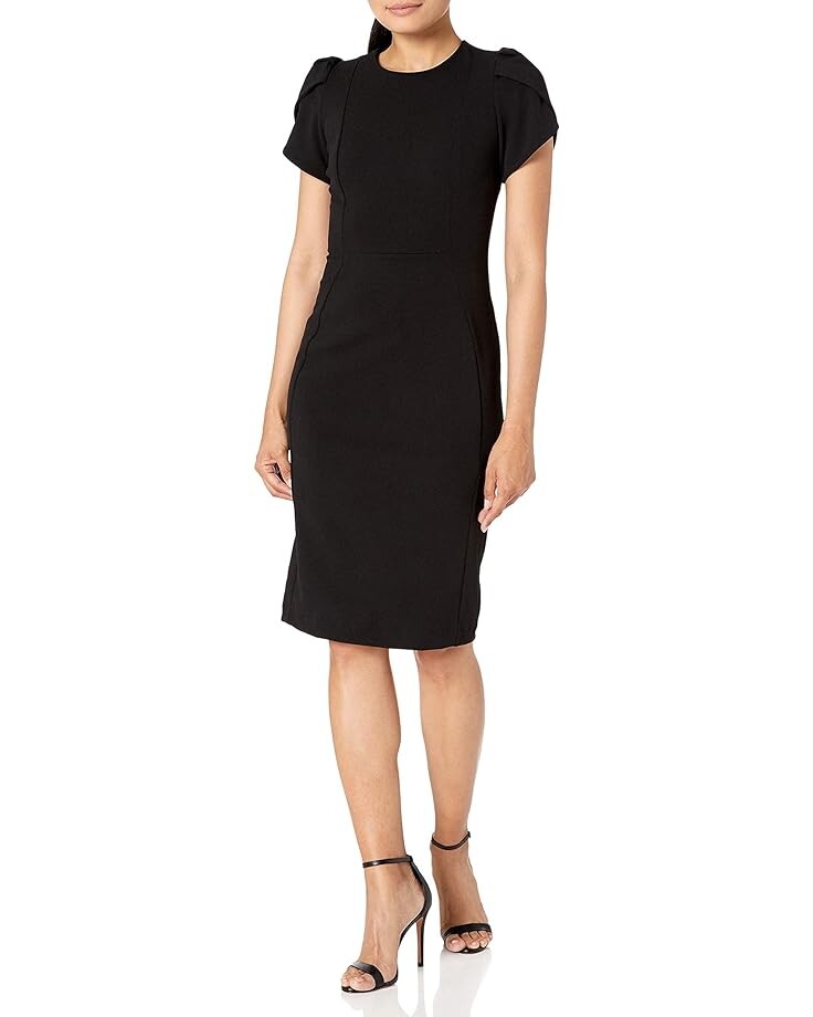 

Платье Calvin Klein Essential Sleeveless Sheath, цвет Black 3