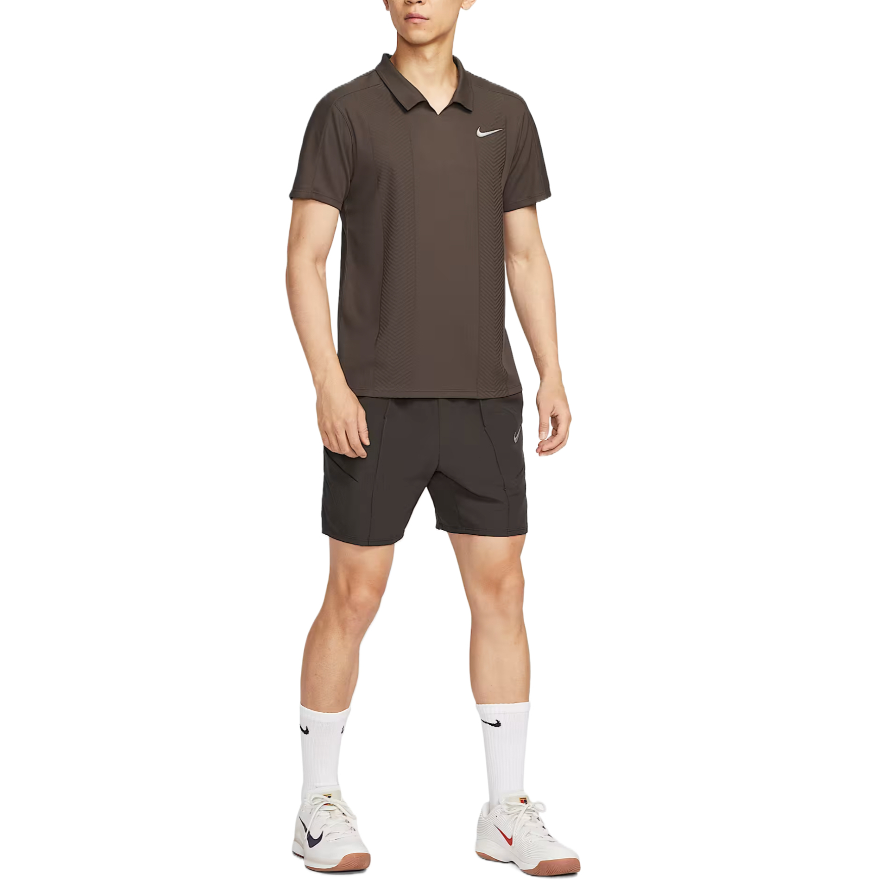 

Футболка для тенниса Court Slam мужская Nike, коричневый