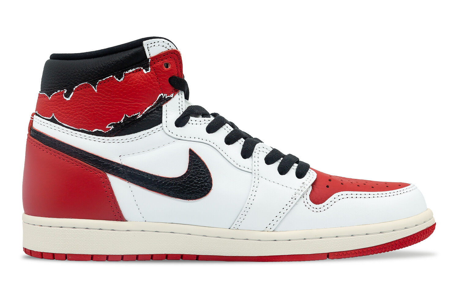 

Кроссовки Air Jordan 1 Vintage Basketball Shoes Unisex High-Top Red
