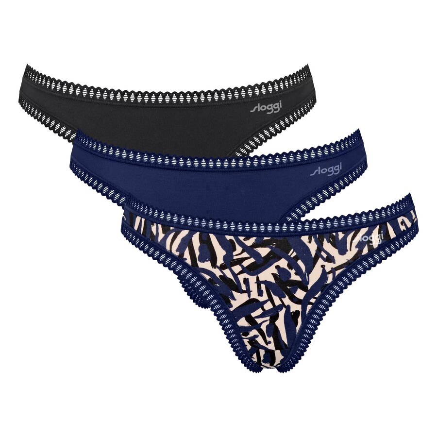 

Трусики SLOGGI Go Crush, цвет Night blue/Black