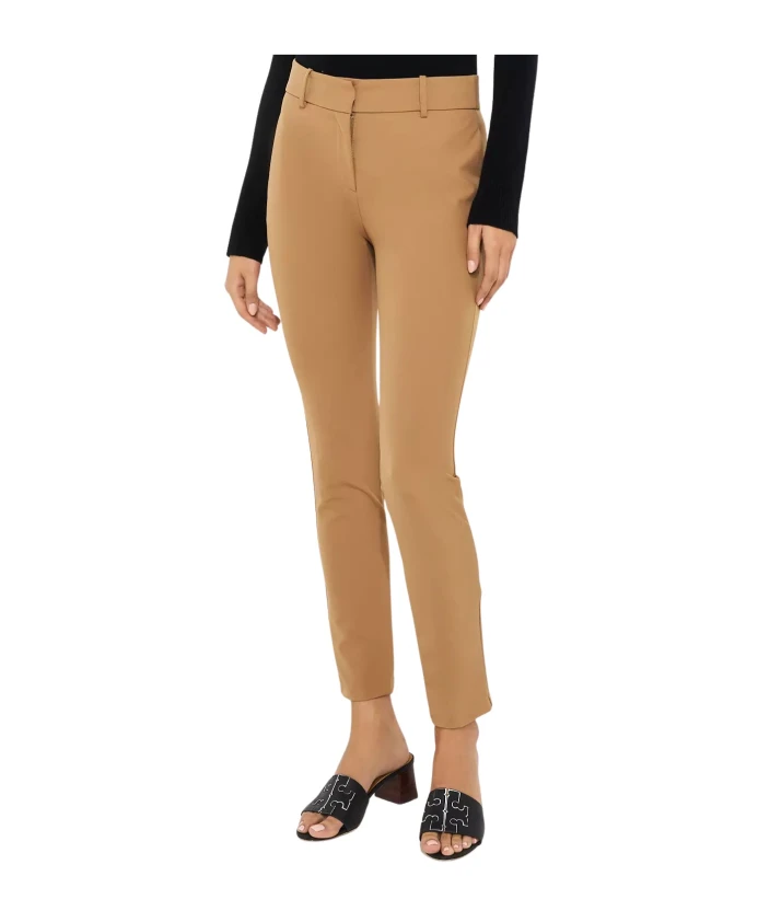 

Узкие брюки верблюжьего цвета Ermanno Scervino, коричневый