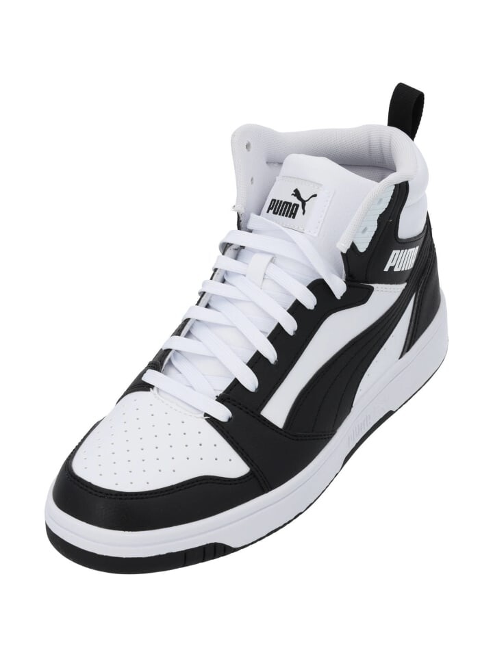 

Высокие кроссовки Puma High, цвет white-puma black-shadow gra