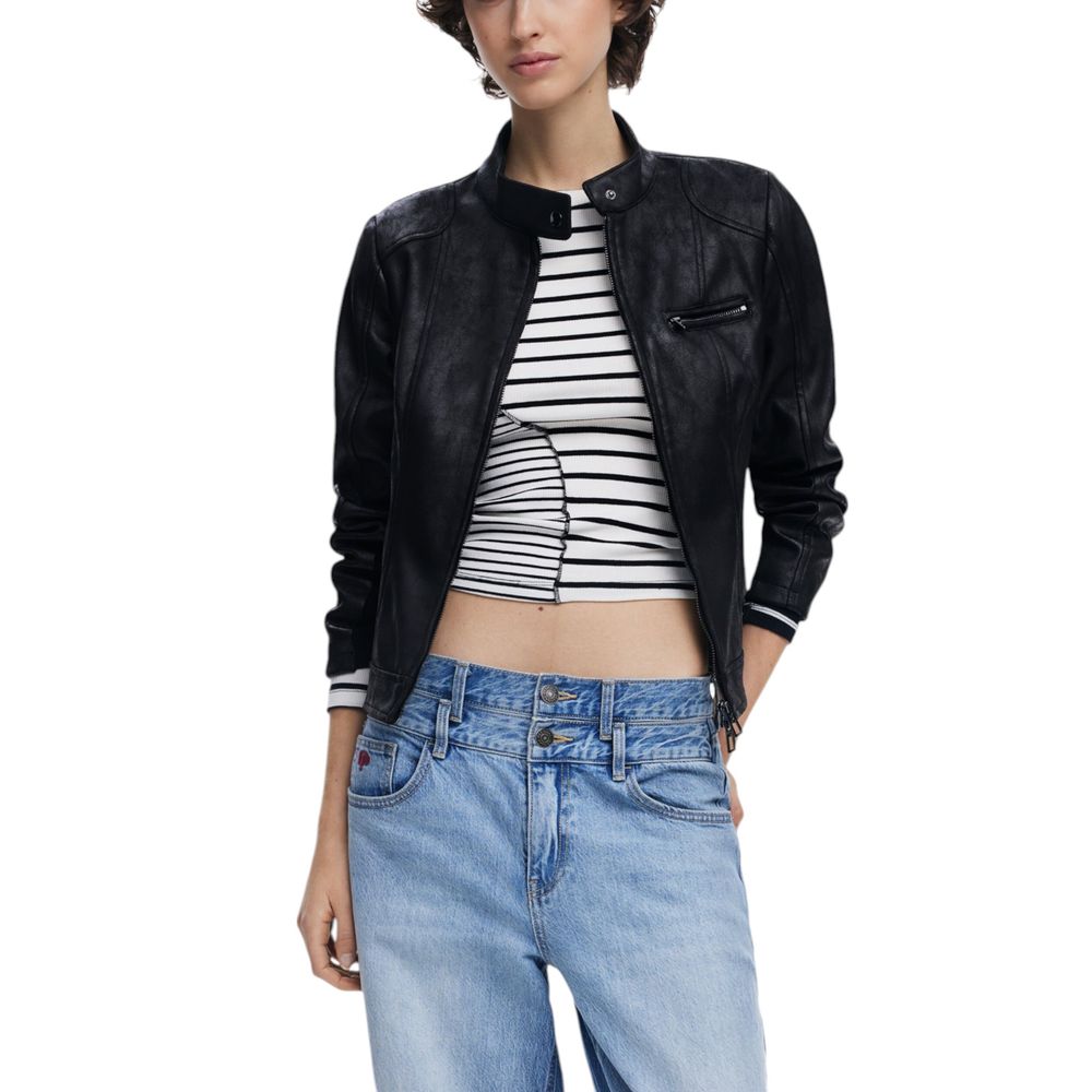 

Черная куртка из полиэстера Desigual