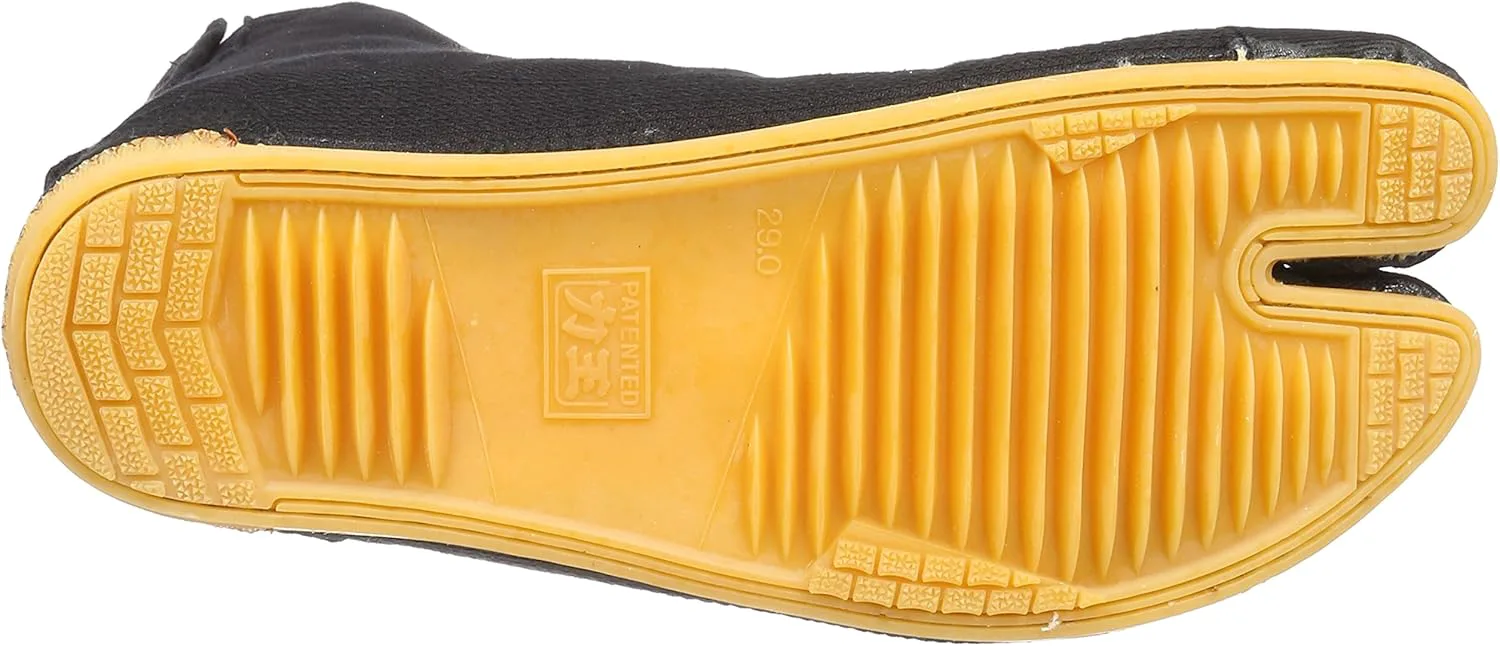 Ninja Tabi Shoes Low Top Comfort-Cushioned ! Black Jikatabi RIKIO, черный — фото 3