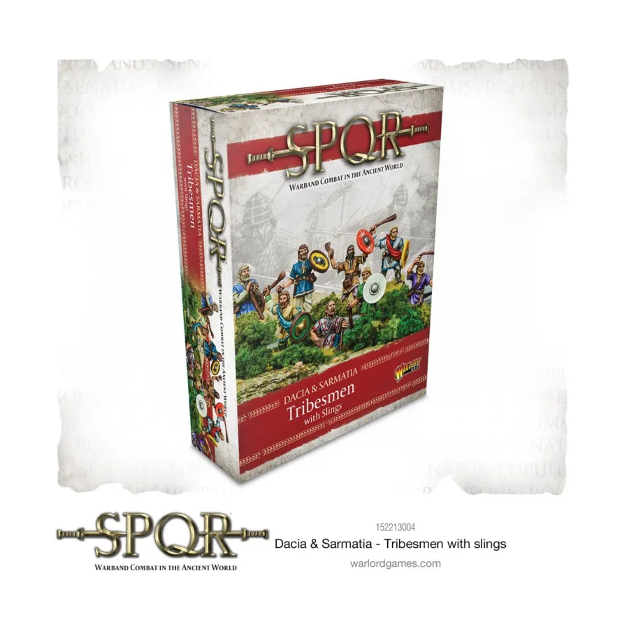 

Дакия и Сарматия — Соплеменники с пращами, SPQR - Dacia & Sarmatia (28mm) (Warlord Games)