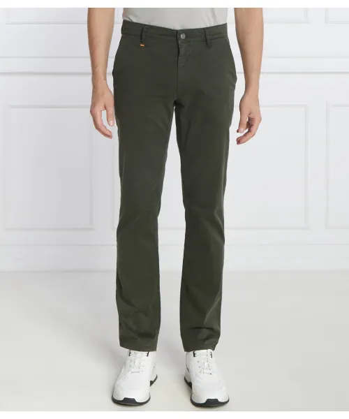 

Брюки чинос Slim fit Boss Orange, зеленый