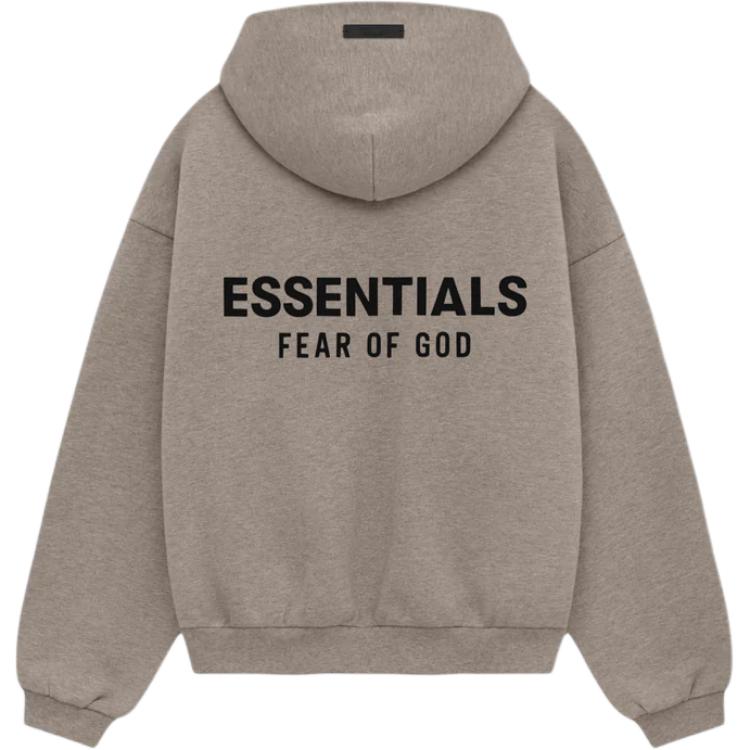 Свитшот Dark Dusty Gray/HEATHER GRAY детский Fear Of God Essentials, темно-серый — фото 4