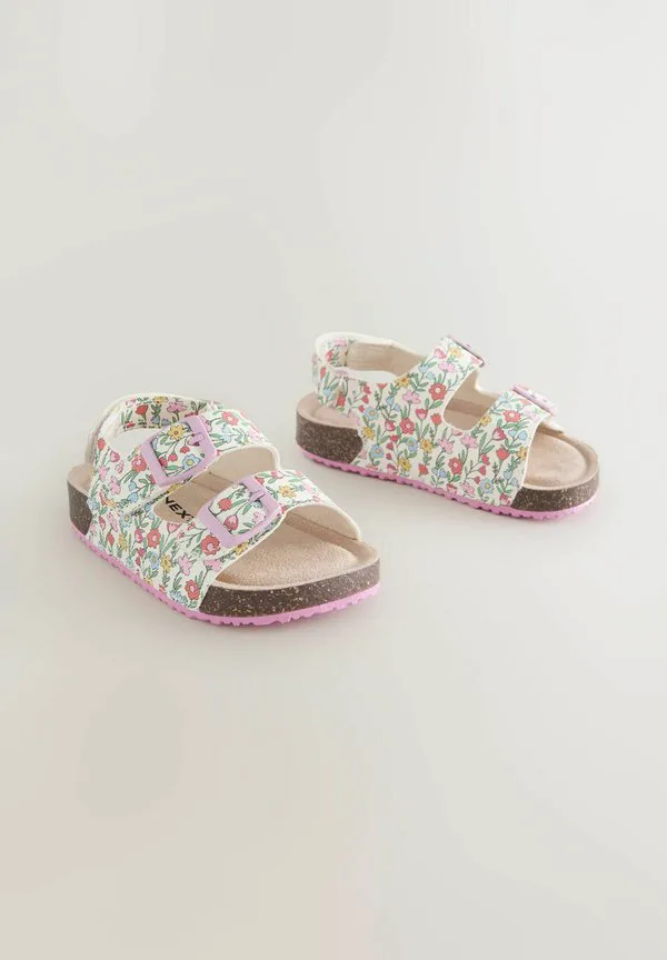 Детские туфли с широкой колодкой и двумя ремешками Next, Multi Floral — фото 2