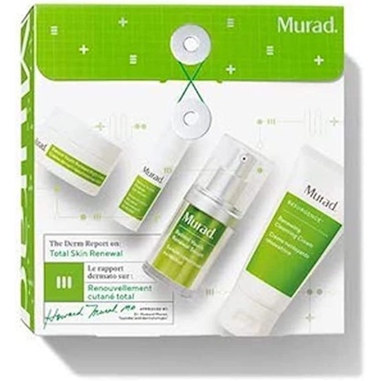 Набор для ухода за кожей The Derm Report on Total Skin Renewal Renewing Skincare Set - Christmas Gift