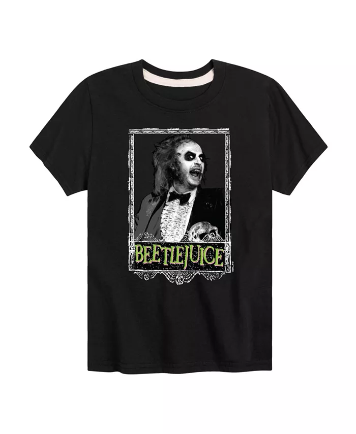 

Футболка с принтом для мальчиков Big Boys Beetlejuice, черный